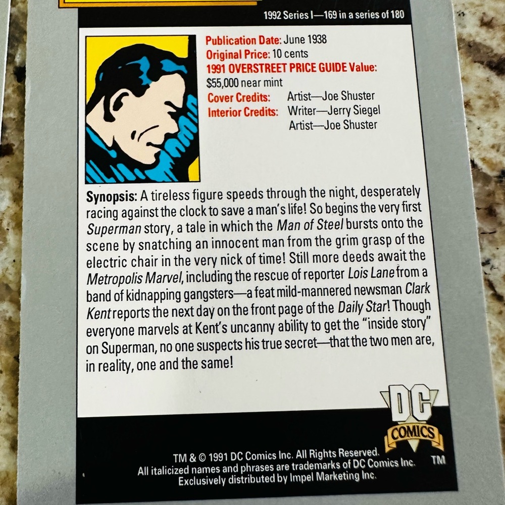 Vintage Comic Book Trading Cards Vintage 1991. Amazing collectible condition - Picture 6 of 12